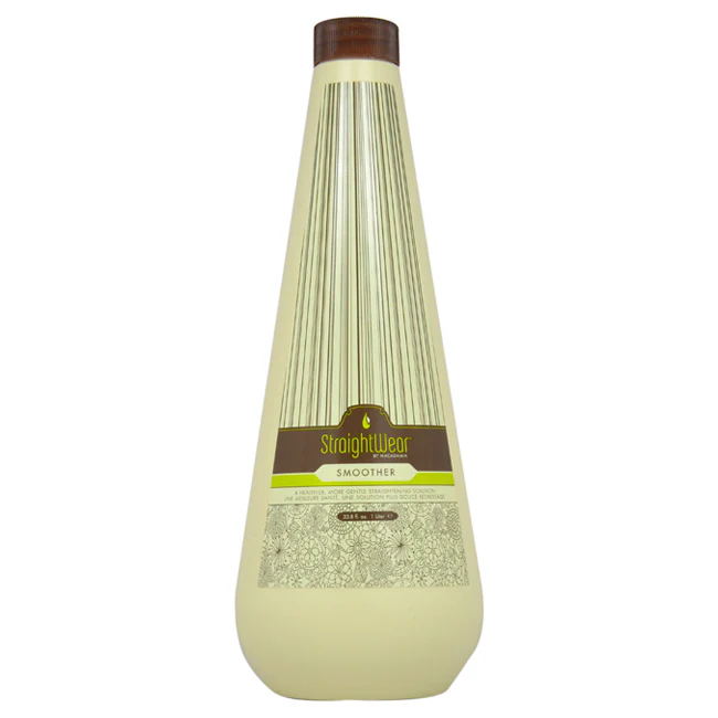 Straightwear Smoother Straightening Solution by Macadamia Oil for Unisex - 33.8 oz Smoother - Olabens