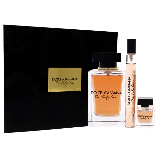 Dolce & Gabbana The Only One by Dolce and Gabbana for Women - 3 Pc Gift Set 3.3oz EDP Spray, 0.33oz EDP Spray, 0.25oz EDP Splash - Olabens