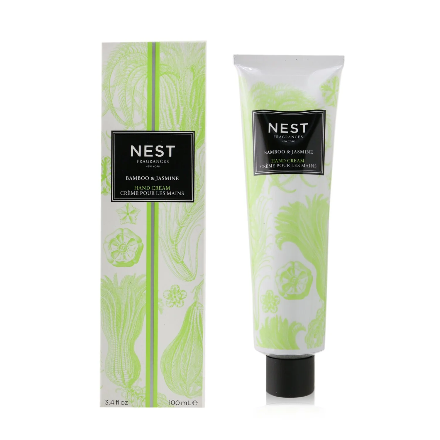 Nest Hand Cream - Bamboo & Jasmine  100ml/3.4oz - Olabens