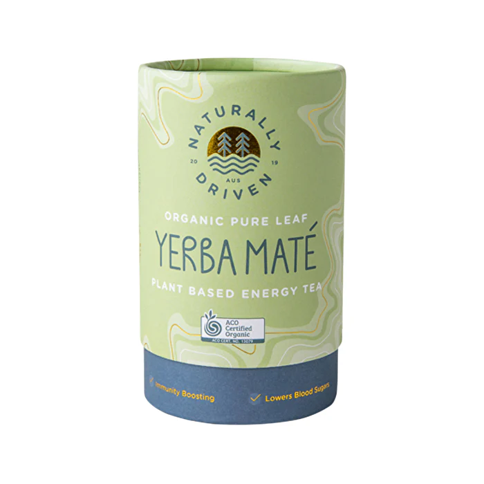 Naturally Driven Organic Yerba Mate Tea Pure Leaf 60g - Olabens