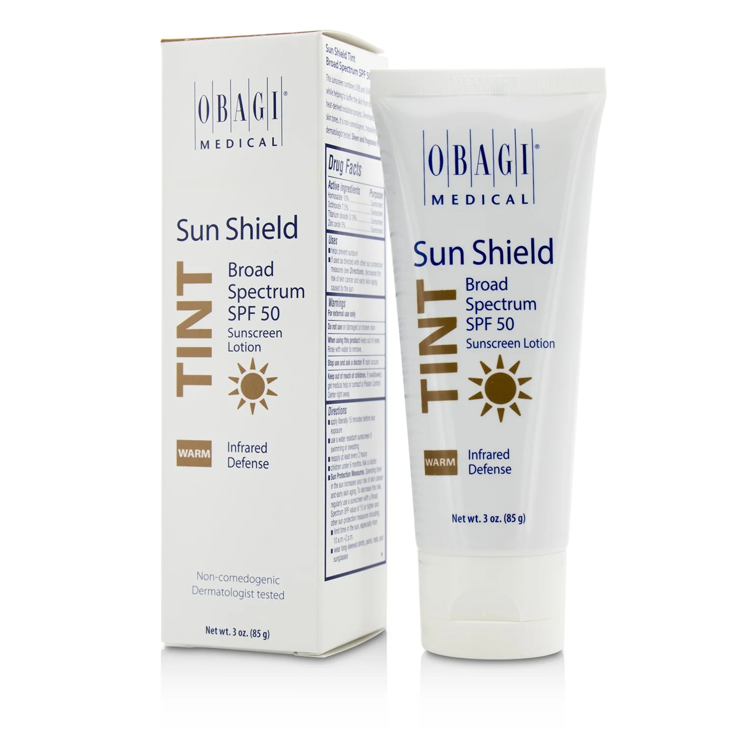 Obagi Sun Shield Tint Broad Spectrum SPF 50 - Warm  85g/3oz - Olabens