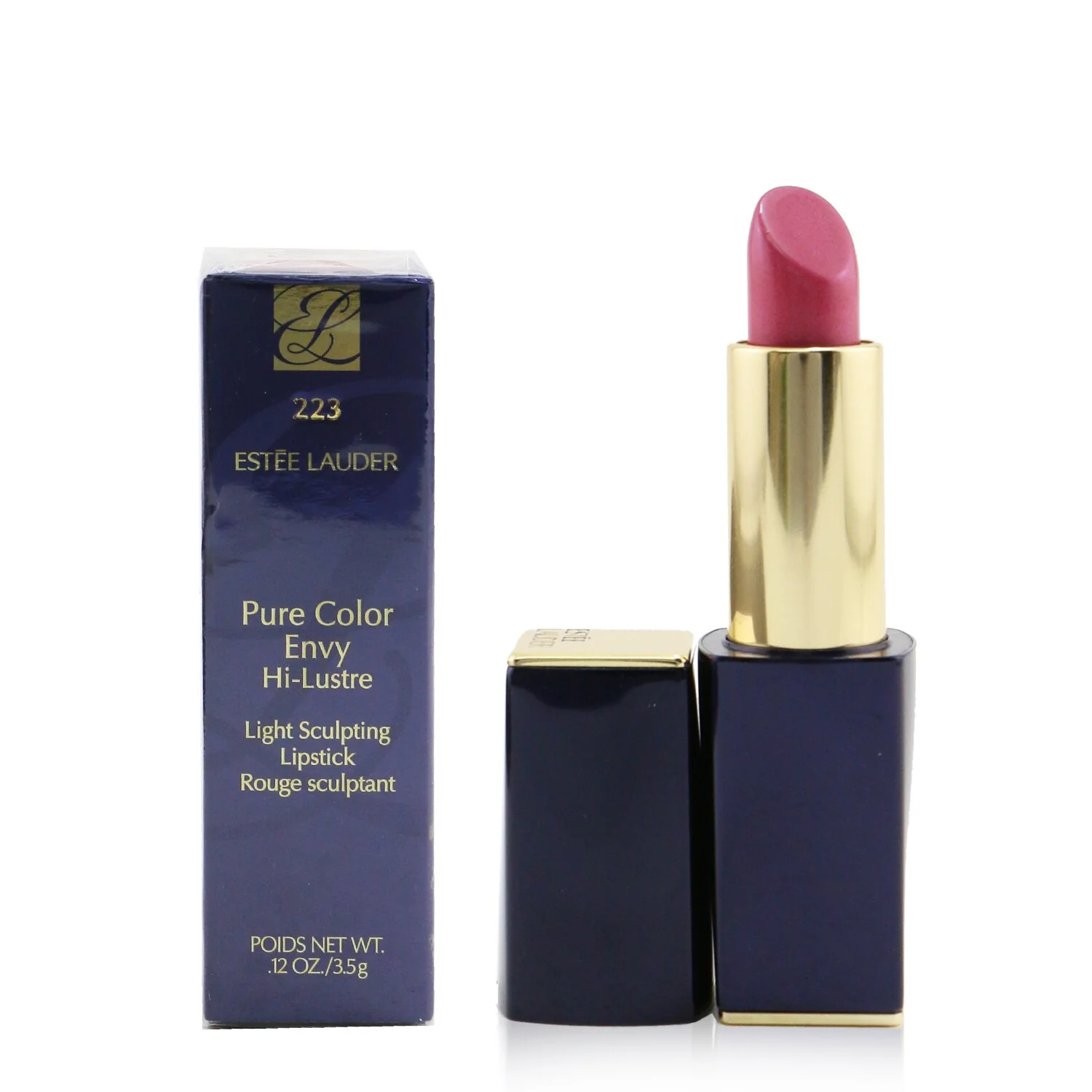 Estee Lauder Pure Color Envy Hi Lustre Light Sculpting Lipstick - # 223 Candy  3.5g/0.12oz - Olabens