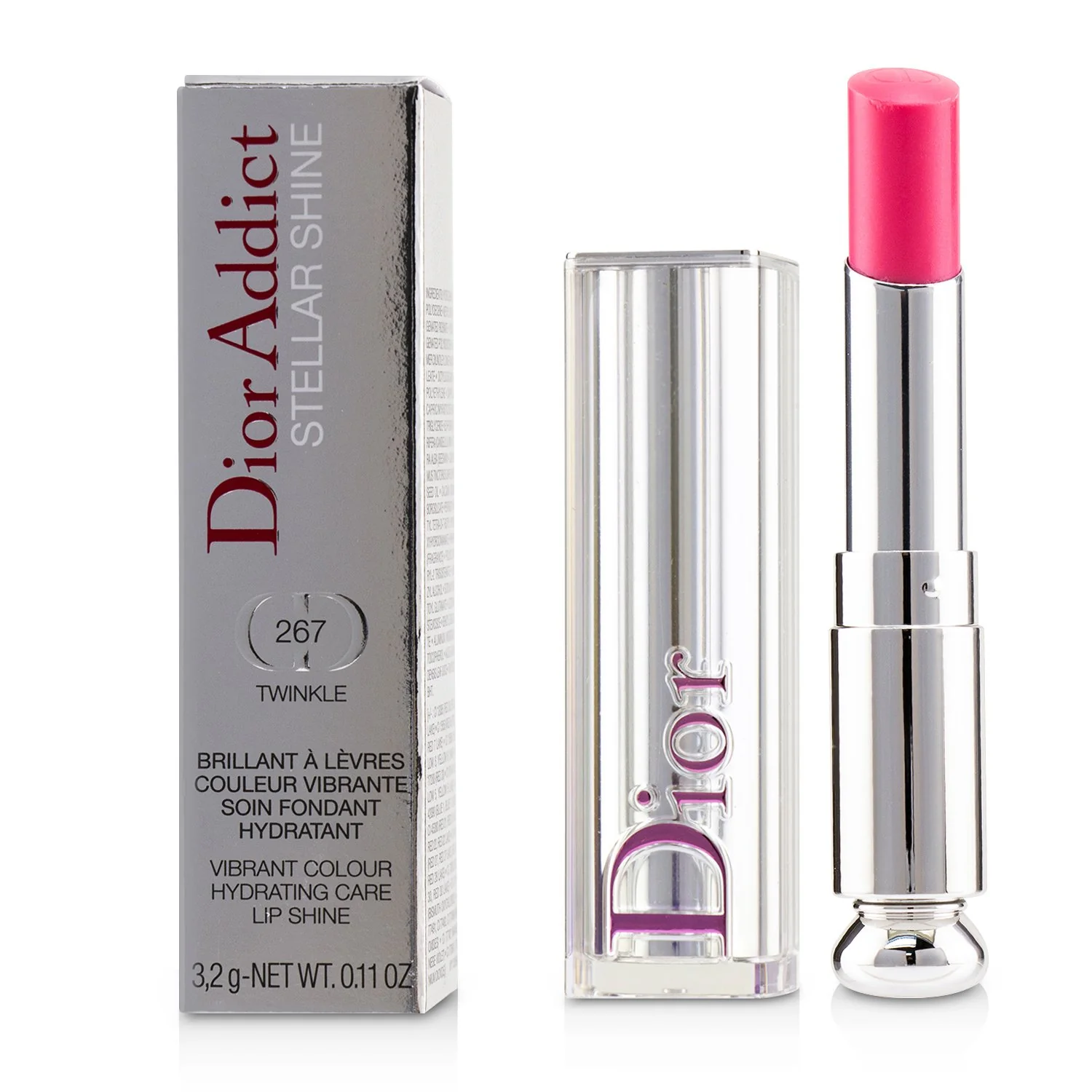 Christian Dior Dior Addict Stellar Shine Lipstick - # 649 Diorosphere (Dark Peach)  3.2g/0.11oz - Olabens