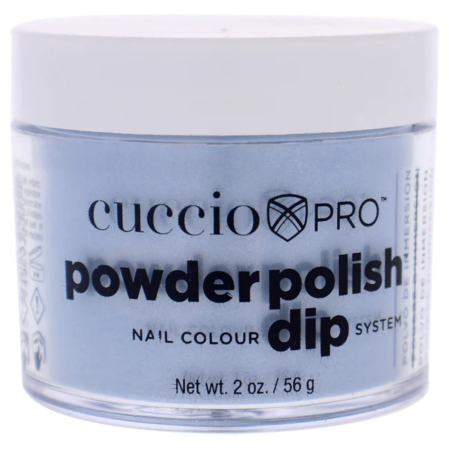 Cuccio Pro Powder Polish Nail Colour Dip System - Blue with Blue Mica by Cuccio for Women - 1.6 oz Nail Powder - Olabens