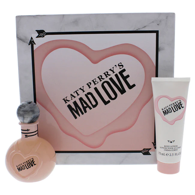Katy Perry Mad Love by Katy Perry for Women - 2 Pc Gift Set 3.4oz EDP Spray, 2.5oz Body Lotion - Olabens