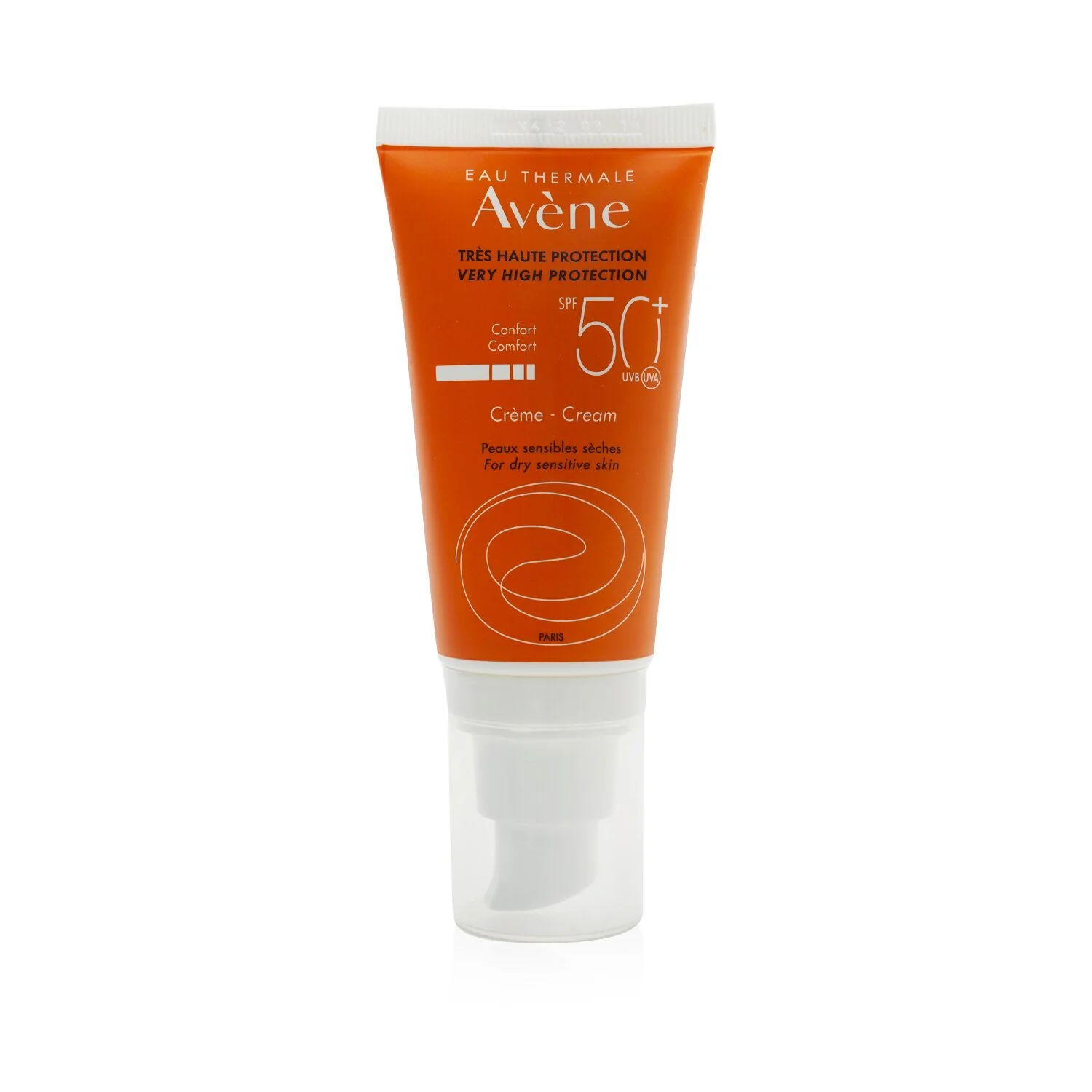 Avene Very High Protection Cream SPF 50+ - For Dry Sensitive Skin (Exp. Date: 09/2022)  50ml/1.7oz - Olabens