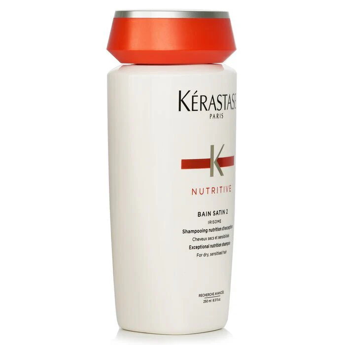 Kerastase Nutritive Bain Satin 2 Exceptional Nutrition Shampoo (For Dry, Sensitised Hair) 250ml/8.5oz - Olabens