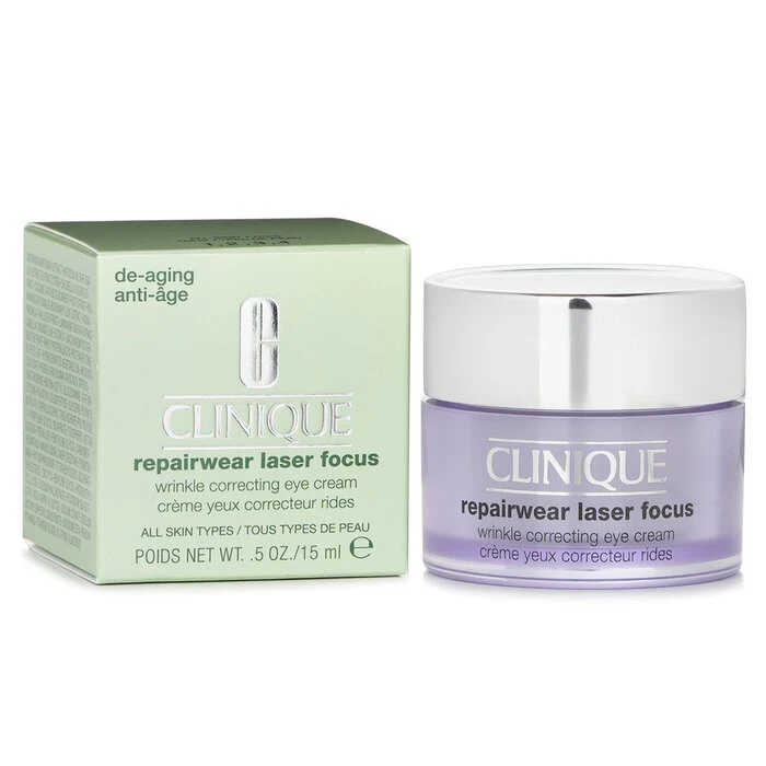 Clinique Repairwear Laser Focus Wrinkle Correcting Eye Cream 15ml/0.5oz - Olabens