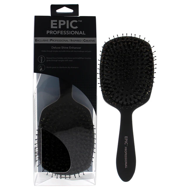 Pro Epic Deluxe Shine Enhacer Brush - Black by Wet Brush for Unisex - 1 Pc Hair Brush - Olabens