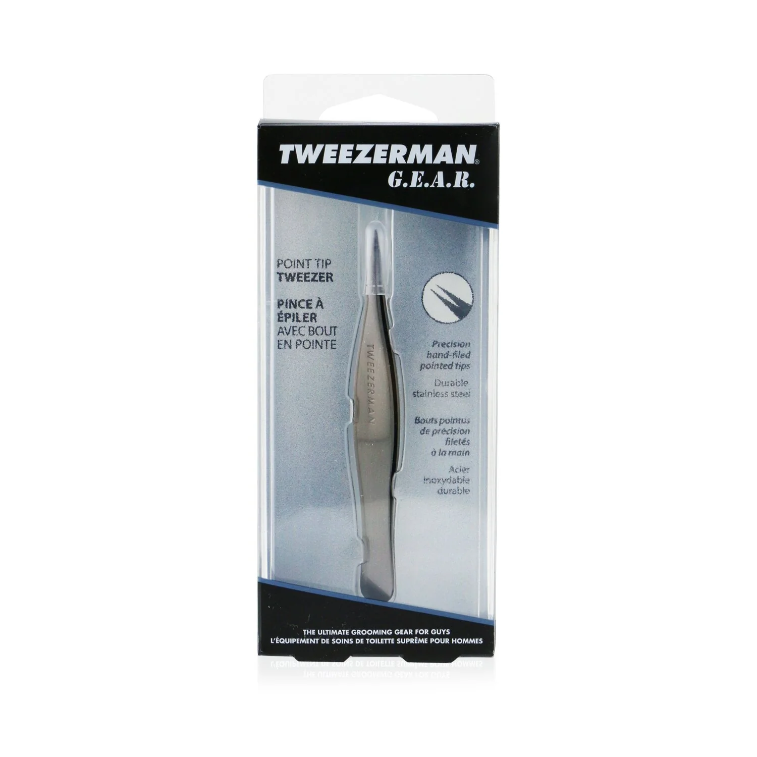 Tweezerman G.E.A.R. Point Tip Tweezer  1pc - Olabens