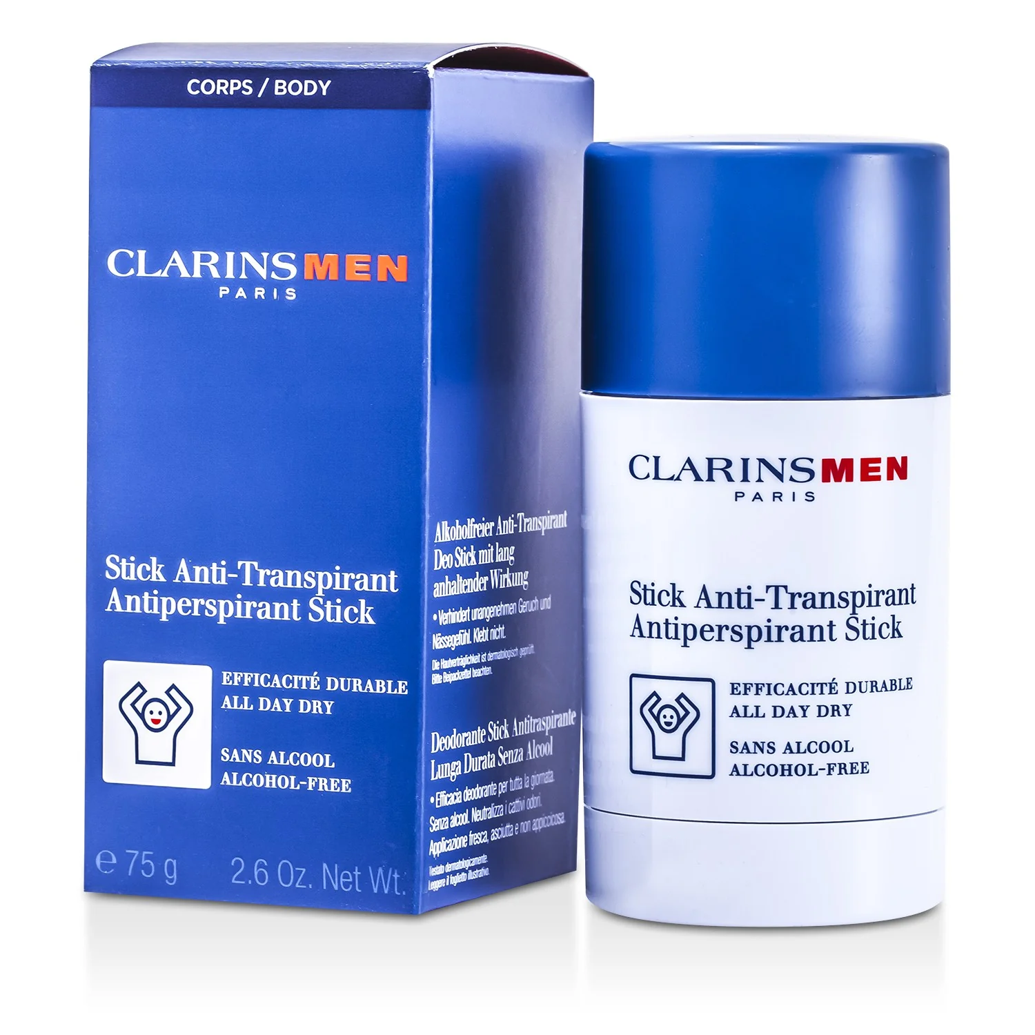 Clarins Men Deodorant Stick  75g/2.6oz - Olabens