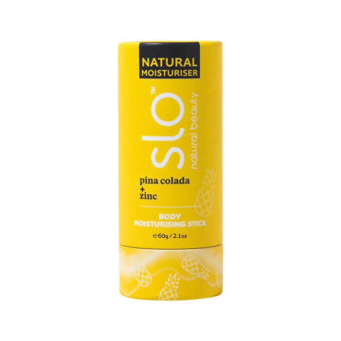 Slo Natural Beauty Natural Body Moisturising Stick Pina Colada + Zinc 60g - Olabens