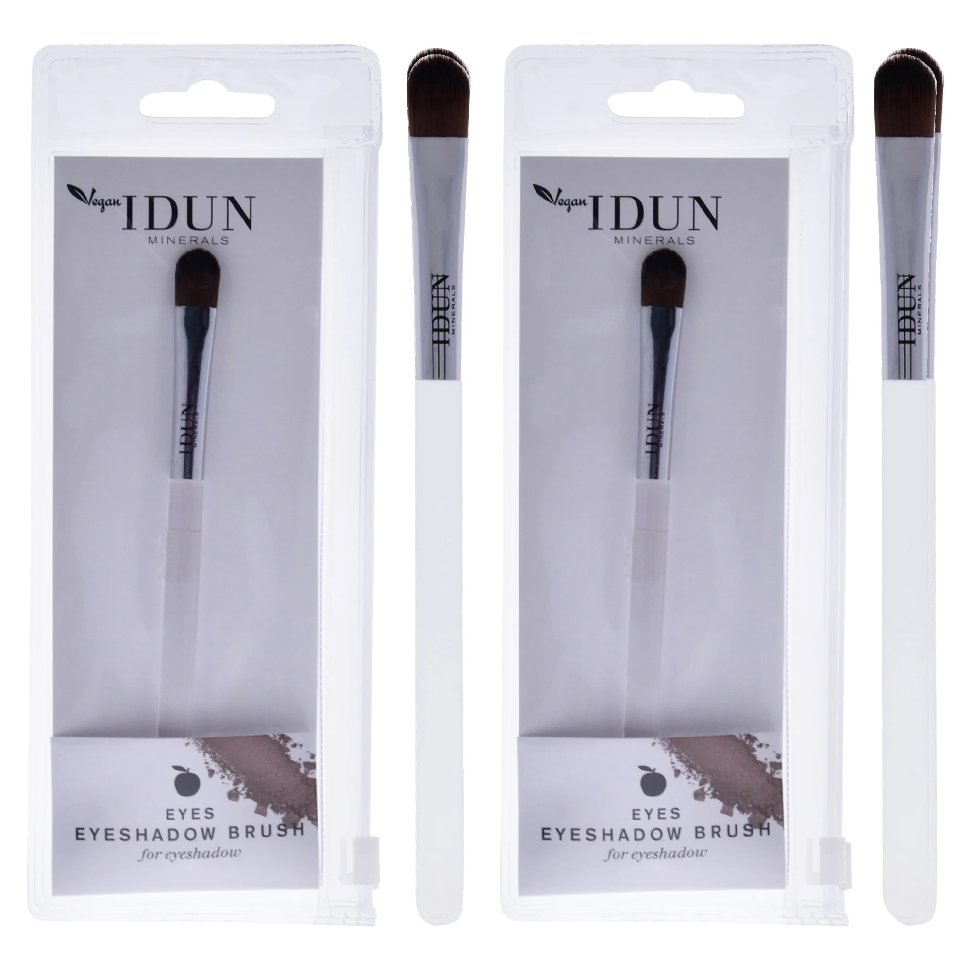Eyeshadow Brush - 007 by Idun Minerals for Women - 1 Pc Brush - Pack of 2 - Olabens