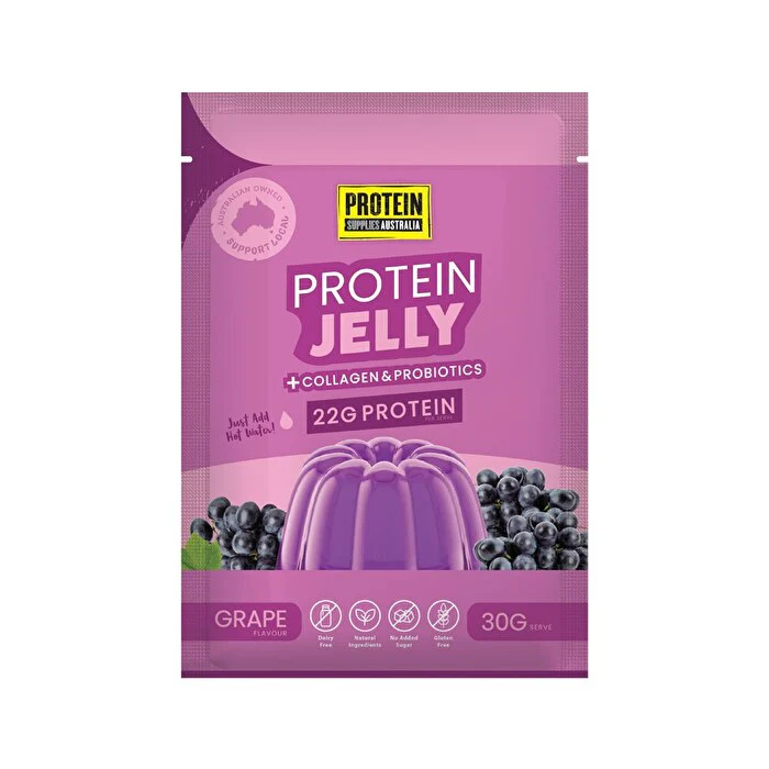 Protein Supplies Australia Protein Jelly Grape 30g x 12 Display - Olabens