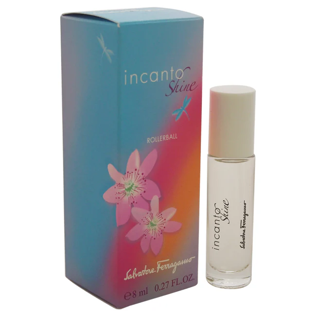 Incanto Shine by Salvatore Ferragamo for Women - 0.27 oz EDT Rollerball (Mini) - Olabens