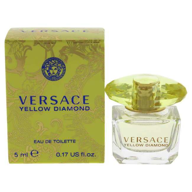 Versace Versace Yellow Diamond by Versace for Women - 0.17 oz EDT Splash (Mini) - Olabens