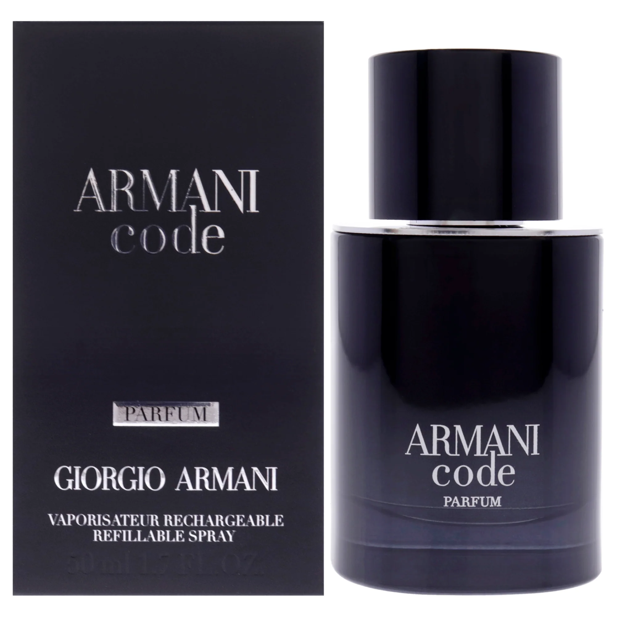 Giorgio Armani Armani Code by Giorgio Armani for Men - 1.7 oz Parfum Spray (Refillable) - Olabens