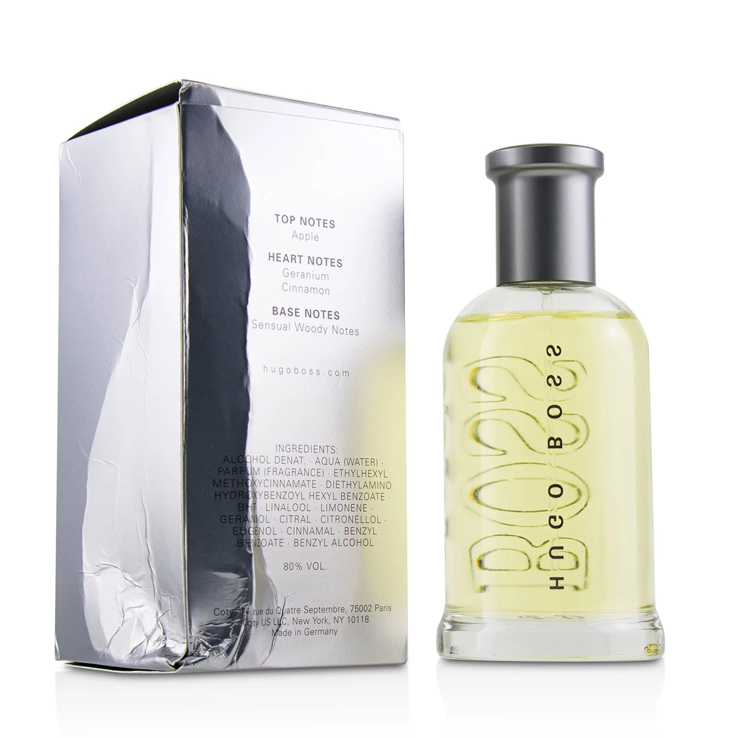 Hugo Boss Boss Bottled Eau De Toilette Spray (Box Slightly Damaged)  100ml/3.3oz - Olabens