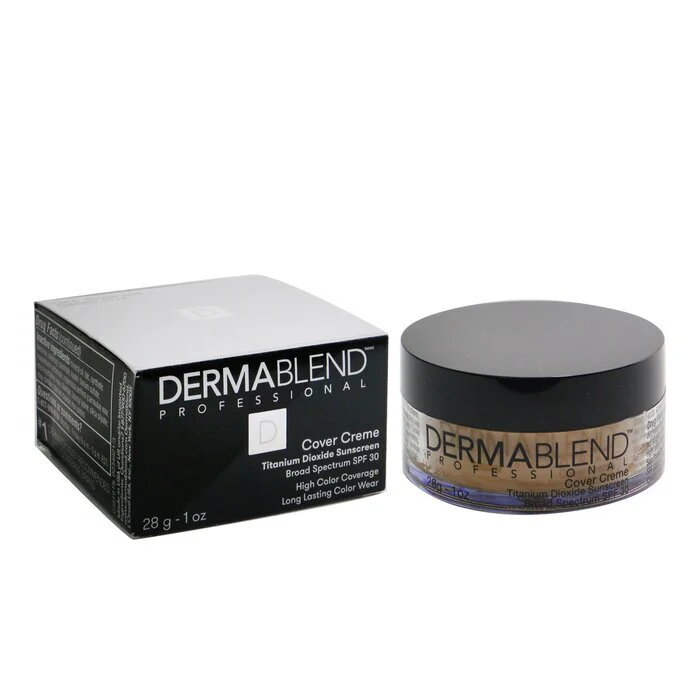 Dermablend Cover Creme Broad Spectrum SPF 30 (High Color Coverage) - Cafe Brown 28g/1oz - Olabens