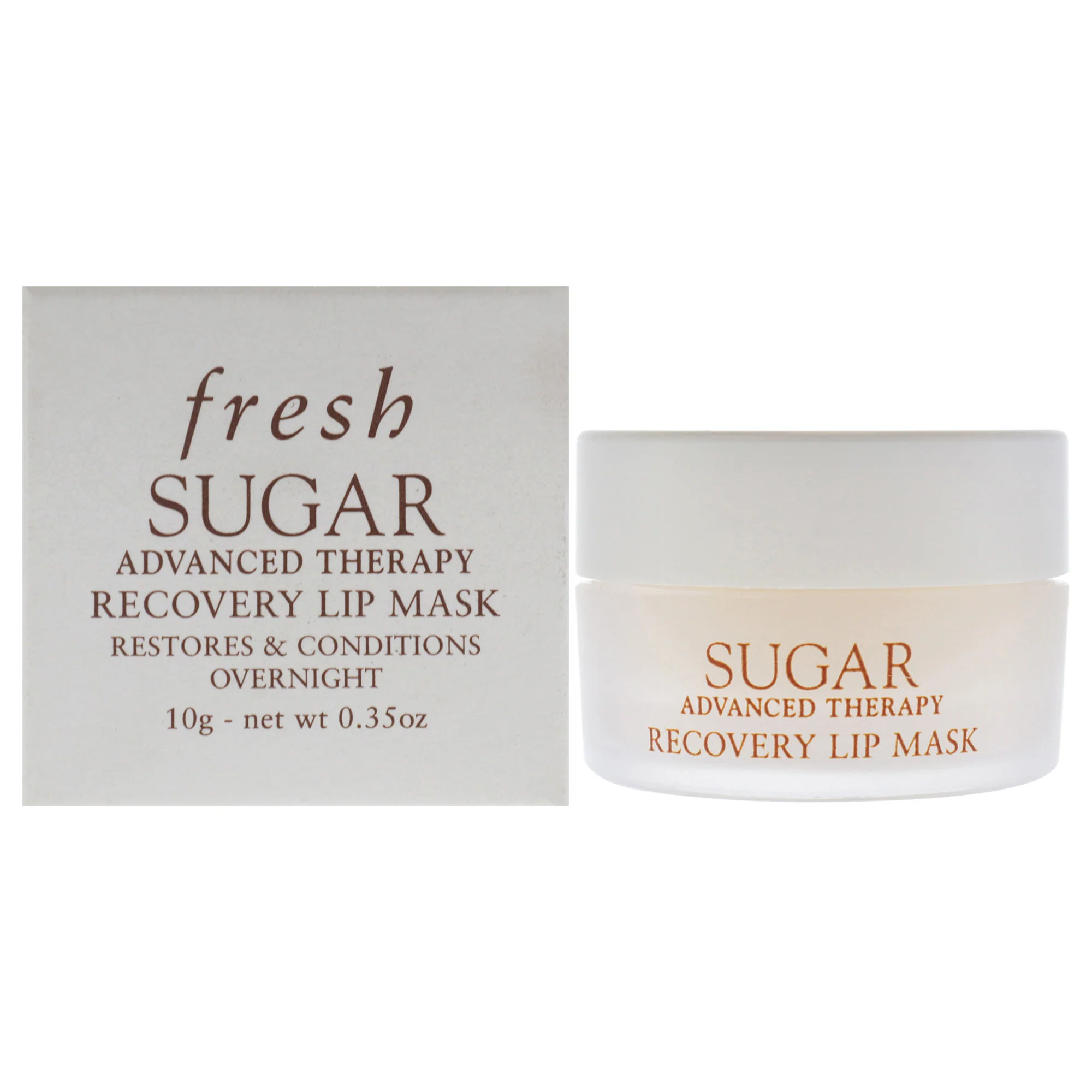Sugar Advanced Therapy Recovery Lip Mask by Fresh for Women - 0.35 oz Lip Mask - Olabens