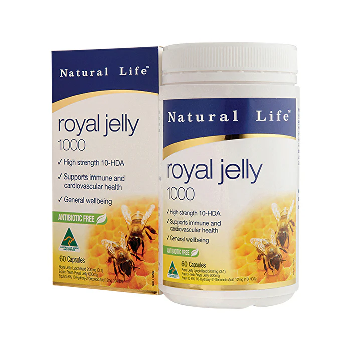 Natural Life Royal Jelly 1000 60c - Olabens