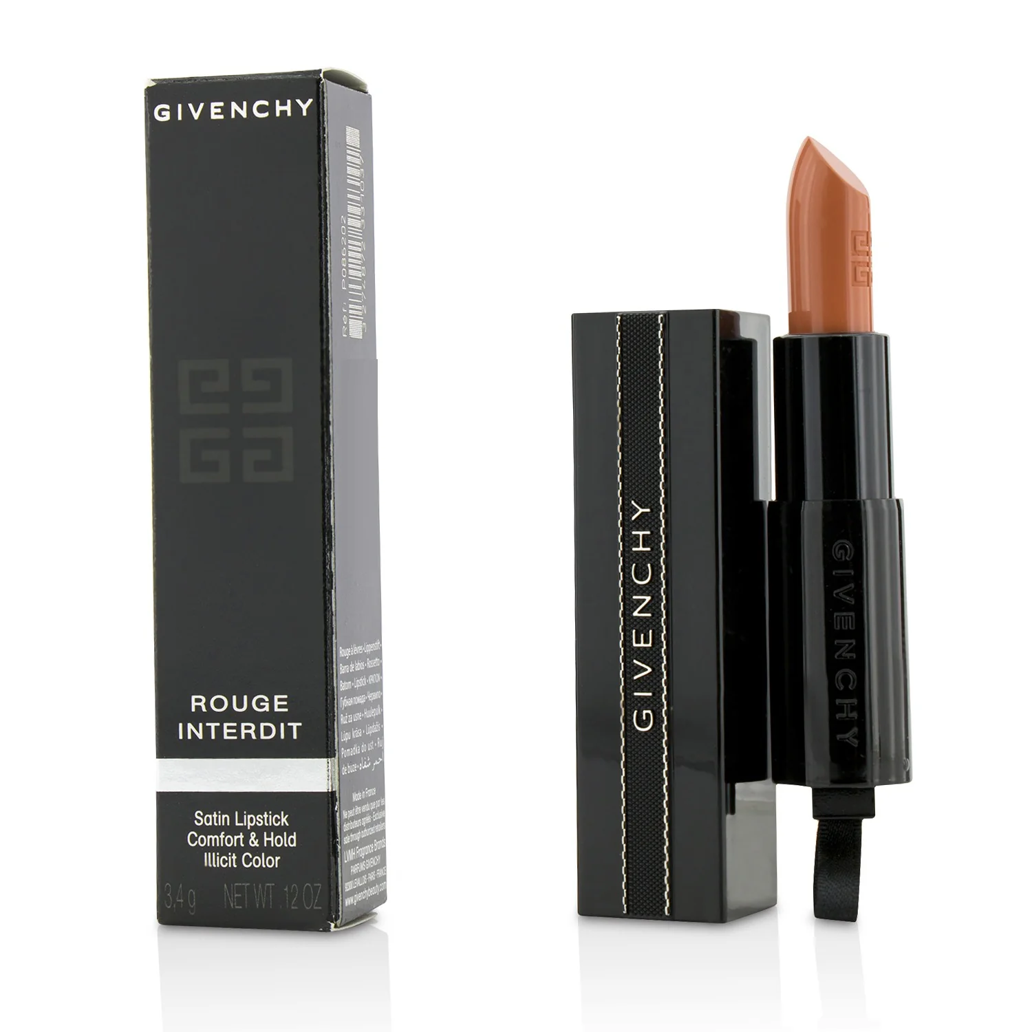 Givenchy Rouge Interdit Satin Lipstick - # 6 Rose Nocturne  3.4g/0.12oz - Olabens