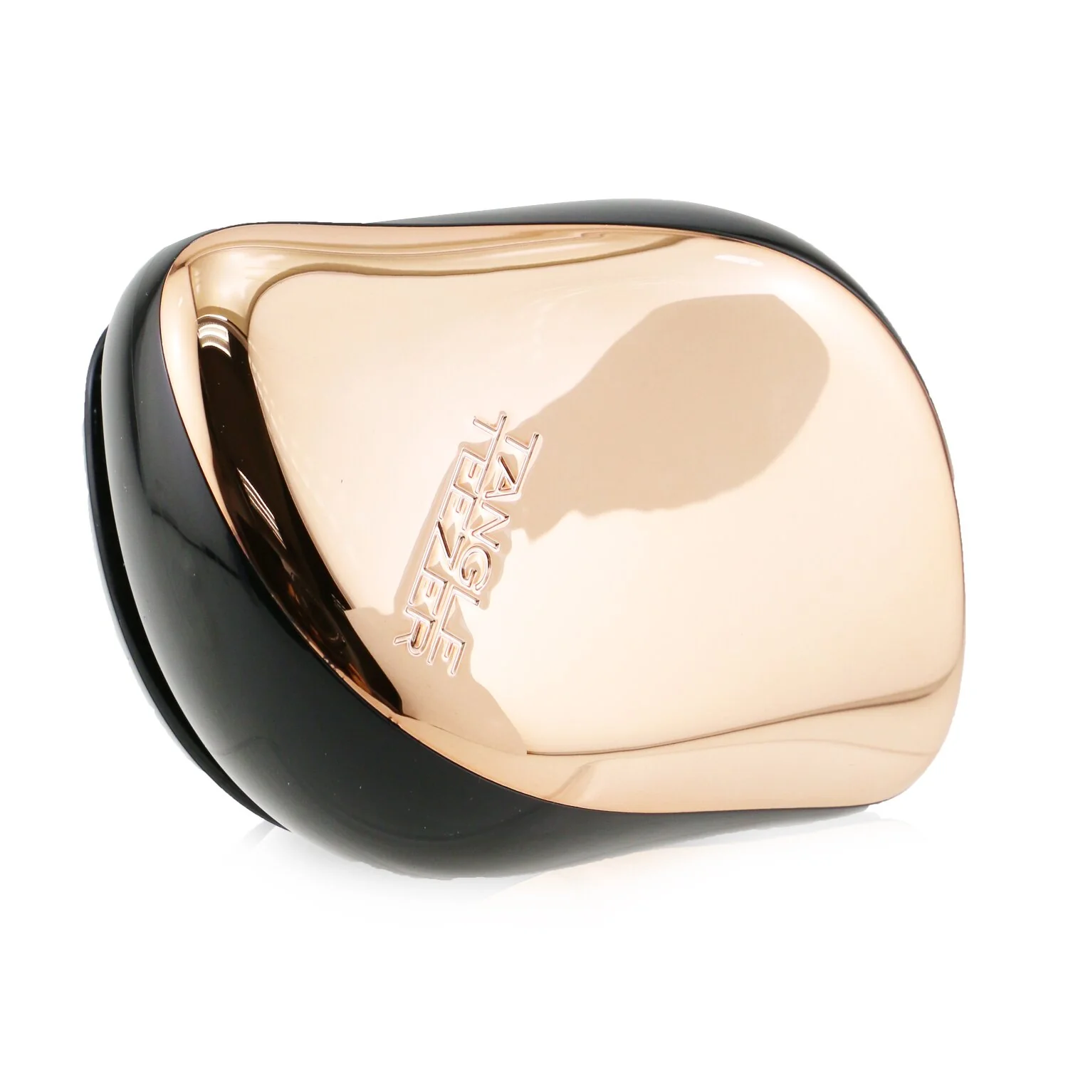 Tangle Teezer Compact Styler On-The-Go Detangling Hair Brush - # Rose Gold Black  1pc - Olabens