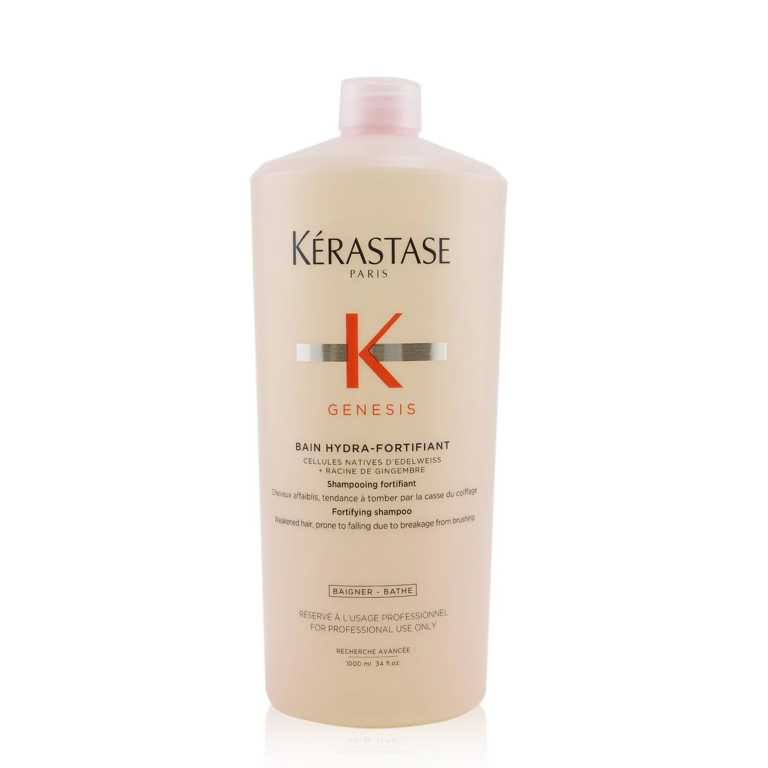 Kerastase Genesis Bain Hydra-Fortifiant Fortifying Shampoo (Weakened Hair, Prone To Falling Due To Breakage From Brushing)  1000ml/34oz - Olabens