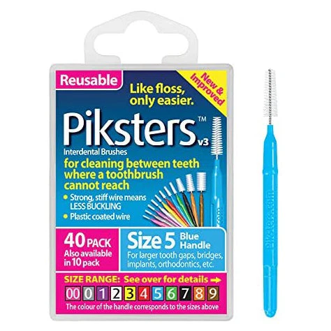 Piksters Interdental Brush 5 40 Pack - Olabens