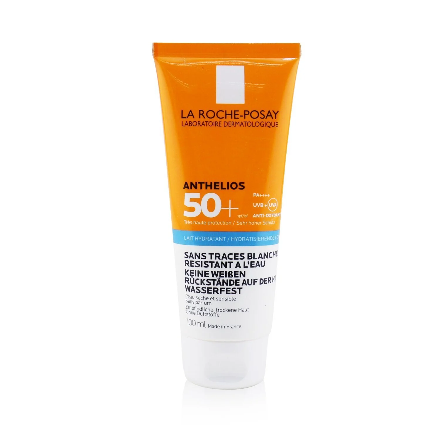 La Roche Posay Anthelios Water Resistant Hydrating Lotion SPF 50 (For Dry & Sensitive Skin, Fragrance Free) (Exp. Date 12/2022)  100ml/3.3oz - Olabens