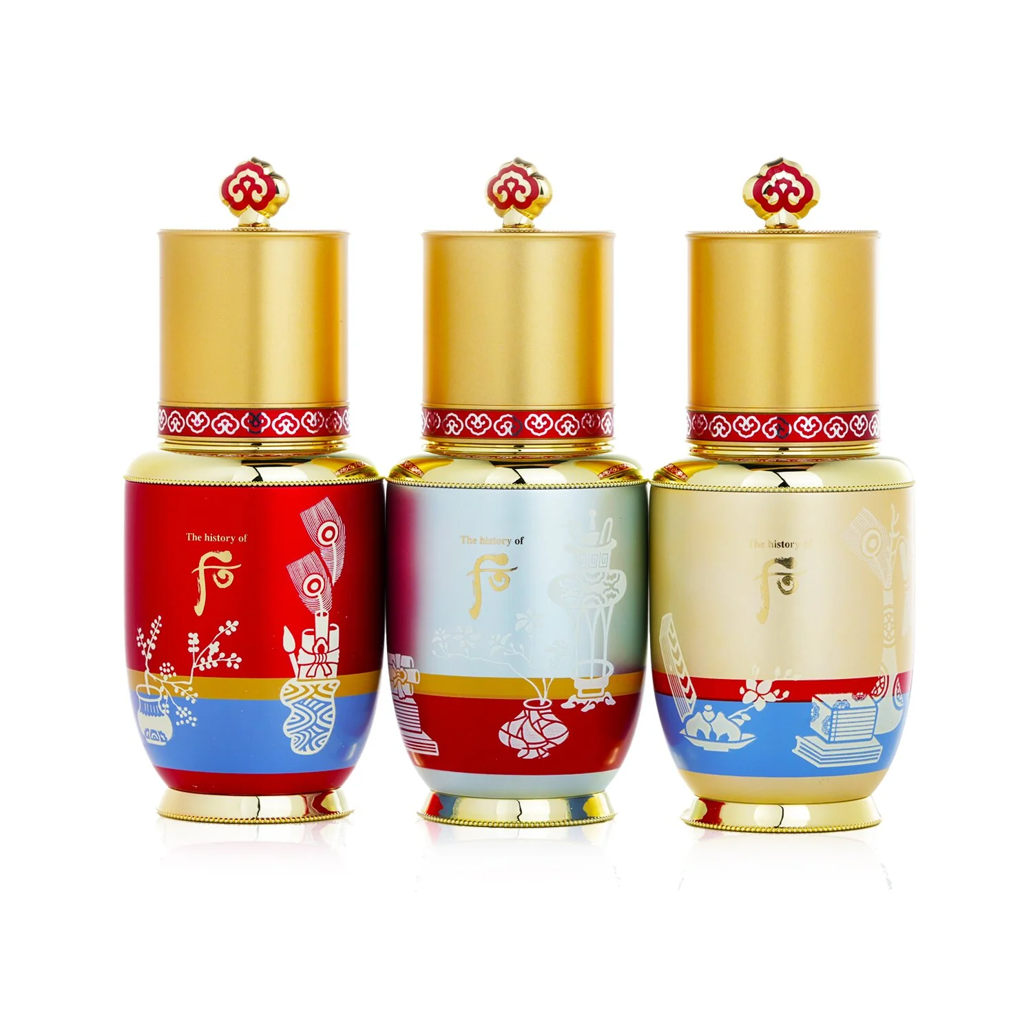Whoo (The History Of Whoo) Bichup Self-Generating Anti-Aging Essence Trio Set (Exp. Date: 12/2022)  3x25ml/0.84oz - Olabens
