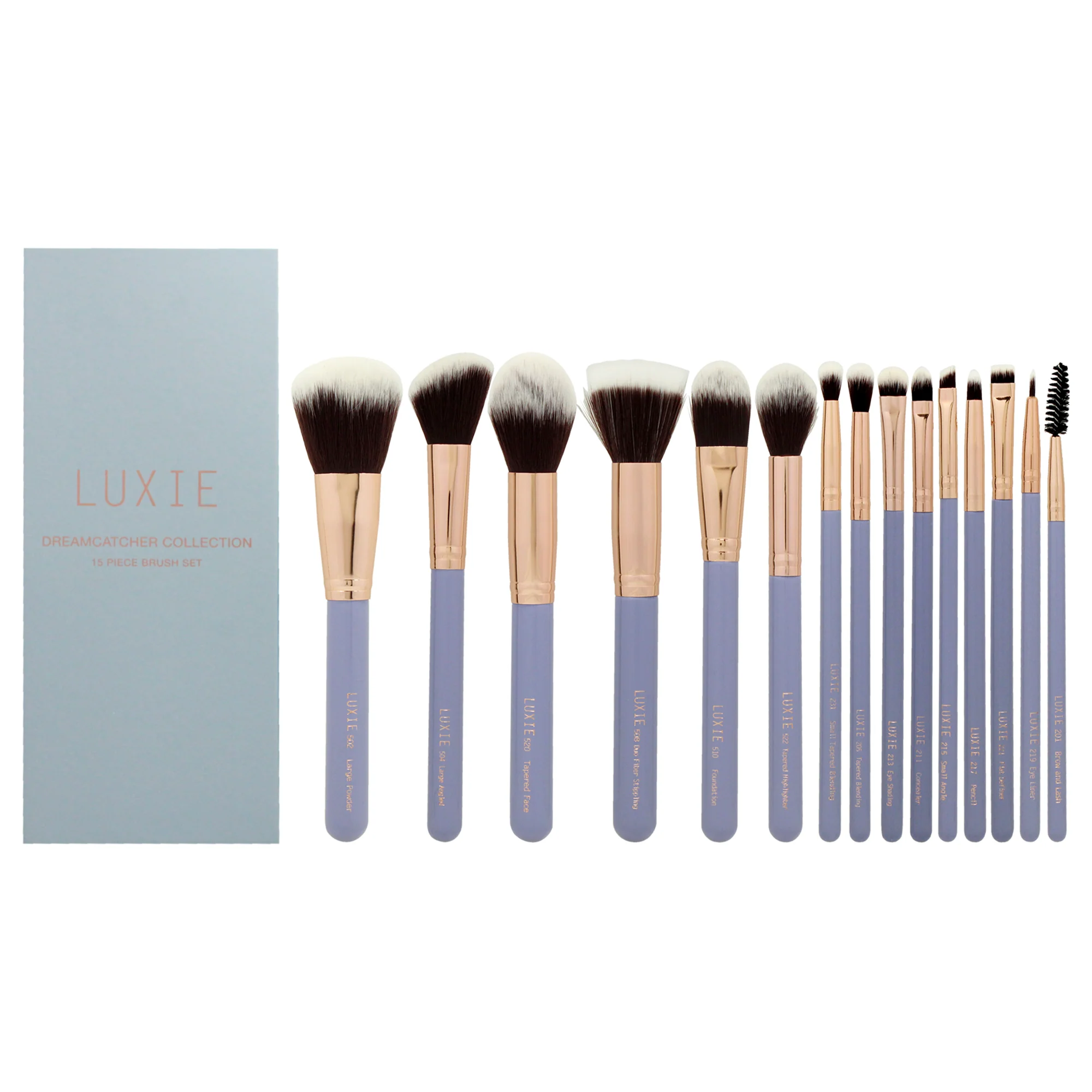 Dreamcatcher Collection Brush Set by Luxie for Women - 15 Pc Brush - Olabens