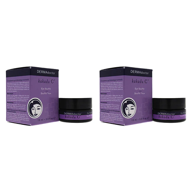 DERMAdoctor Kakadu C Eye Souffle by DERMAdoctor for Women - 0.5 oz Cream - Pack of 2 - Olabens