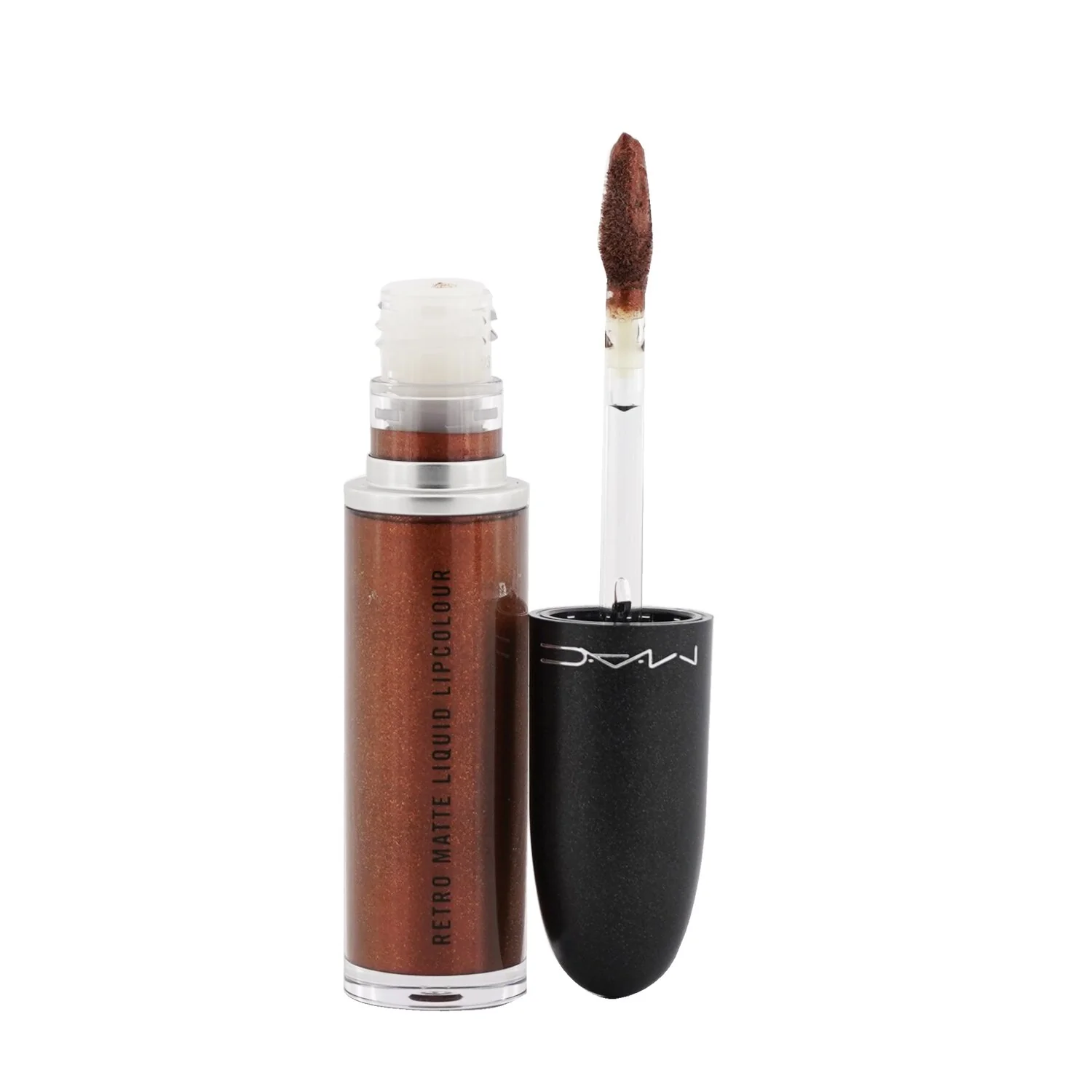 MAC Retro Matte Liquid Lipcolour - # 127 Foiled (Rose Bronze) (Metallic)  5ml/0.17oz - Olabens