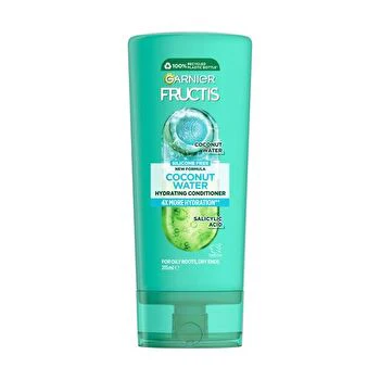 Garnier Fructis Coconut Water Conditioner for Oily Roots, Dry Ends 315ml - Olabens