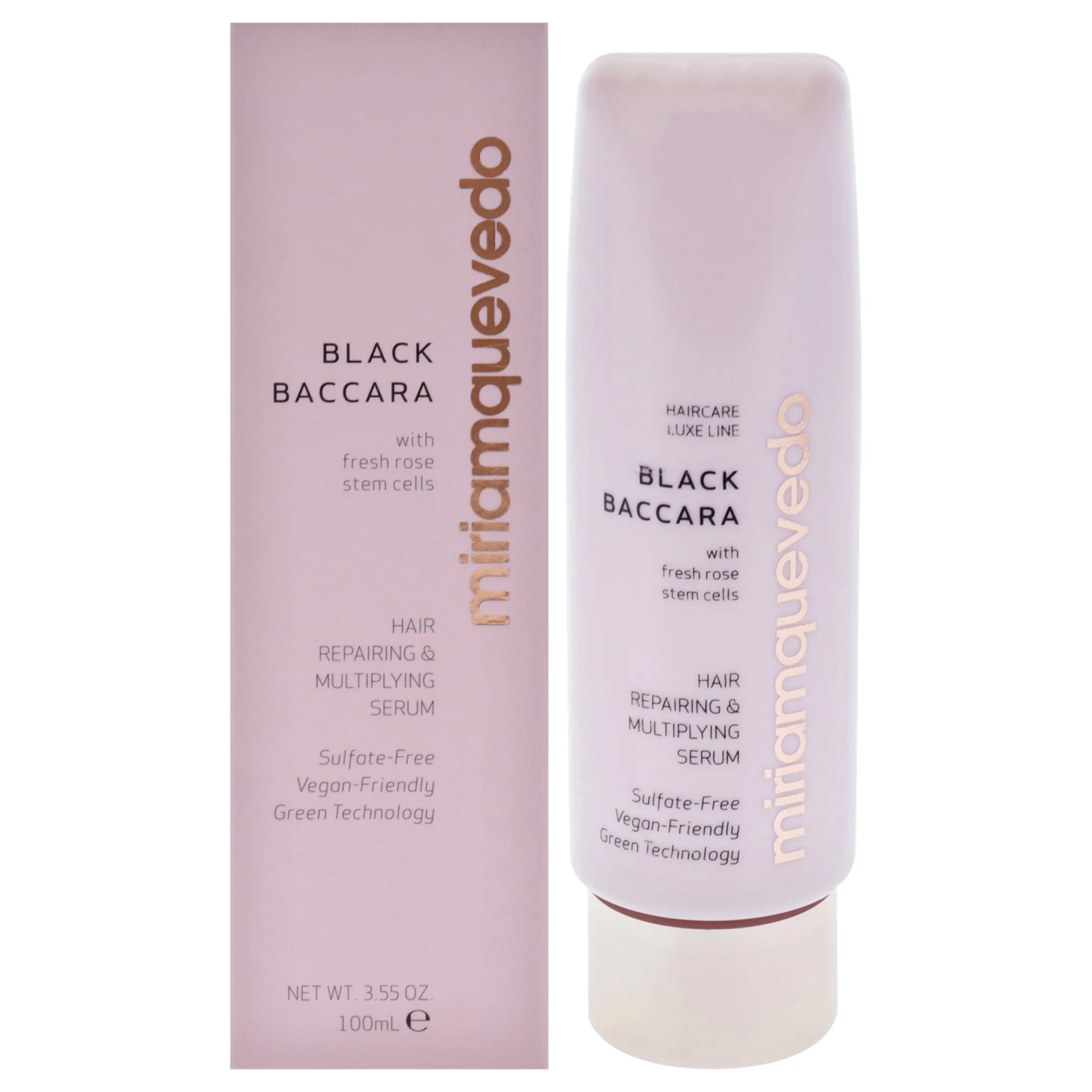 Miriam Quevedo Black Baccara Hair Repairing and Multiplying Serum by Miriam Quevedo for Unisex - 3.55 oz Serum - Olabens