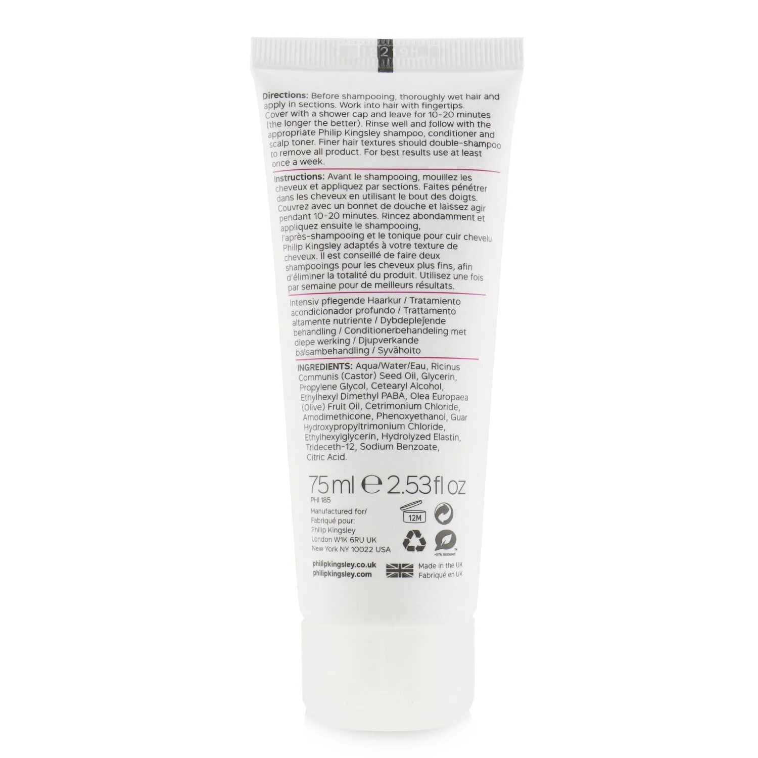 Philip Kingsley Elasticizer Deep-Conditioning Treatment  75ml/2.53oz - Olabens