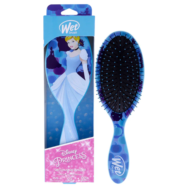 Wet Brush Original Detangler Disney Princess Brush - Cinderella by Wet Brush for Unisex - 1 Pc Hair Brush - Olabens