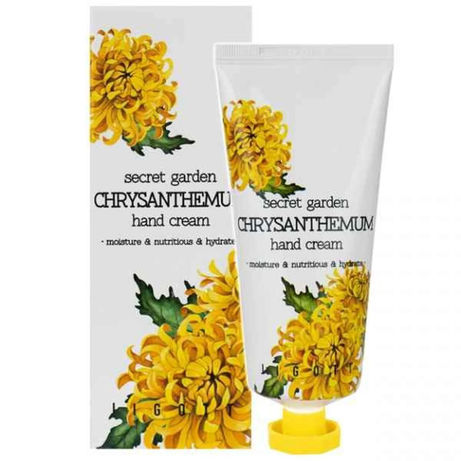 Jigott Secret Garden Hand Cream (Chrysanthemum) 100ml  Fixed Size - Olabens