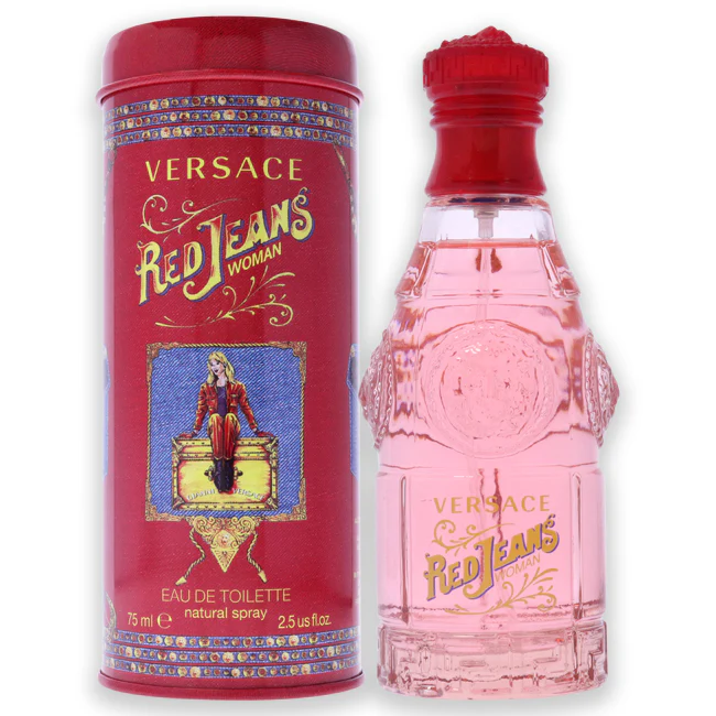 Red Jeans by Versace for Women - 2.5 oz EDT Spray - Olabens