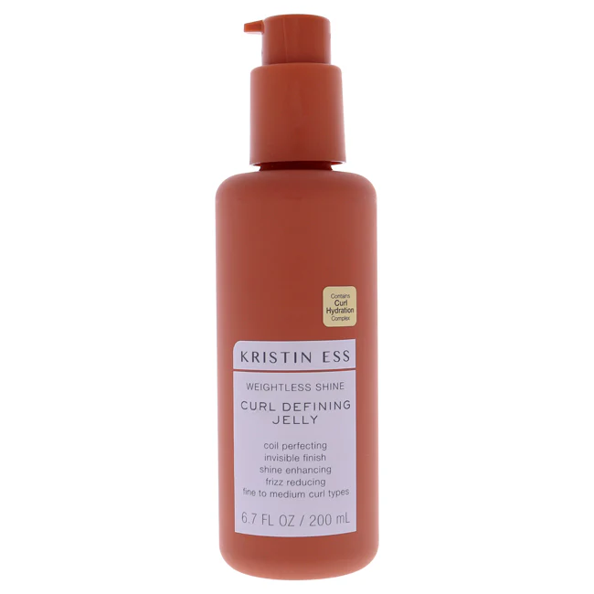 Kristin Ess Weightless Shine Curl Defining Jelly by Kristin Ess for Unisex - 6.7 oz Gel - Olabens