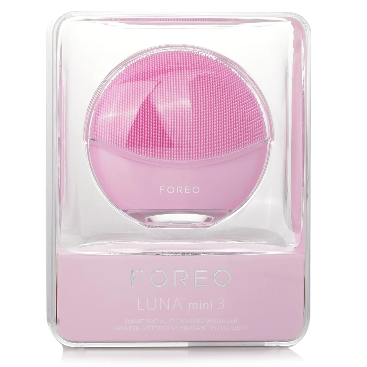 FOREO Luna Mini 3 Smart Facial Cleansing Massager - # Pearl Pink  1pcs - Olabens