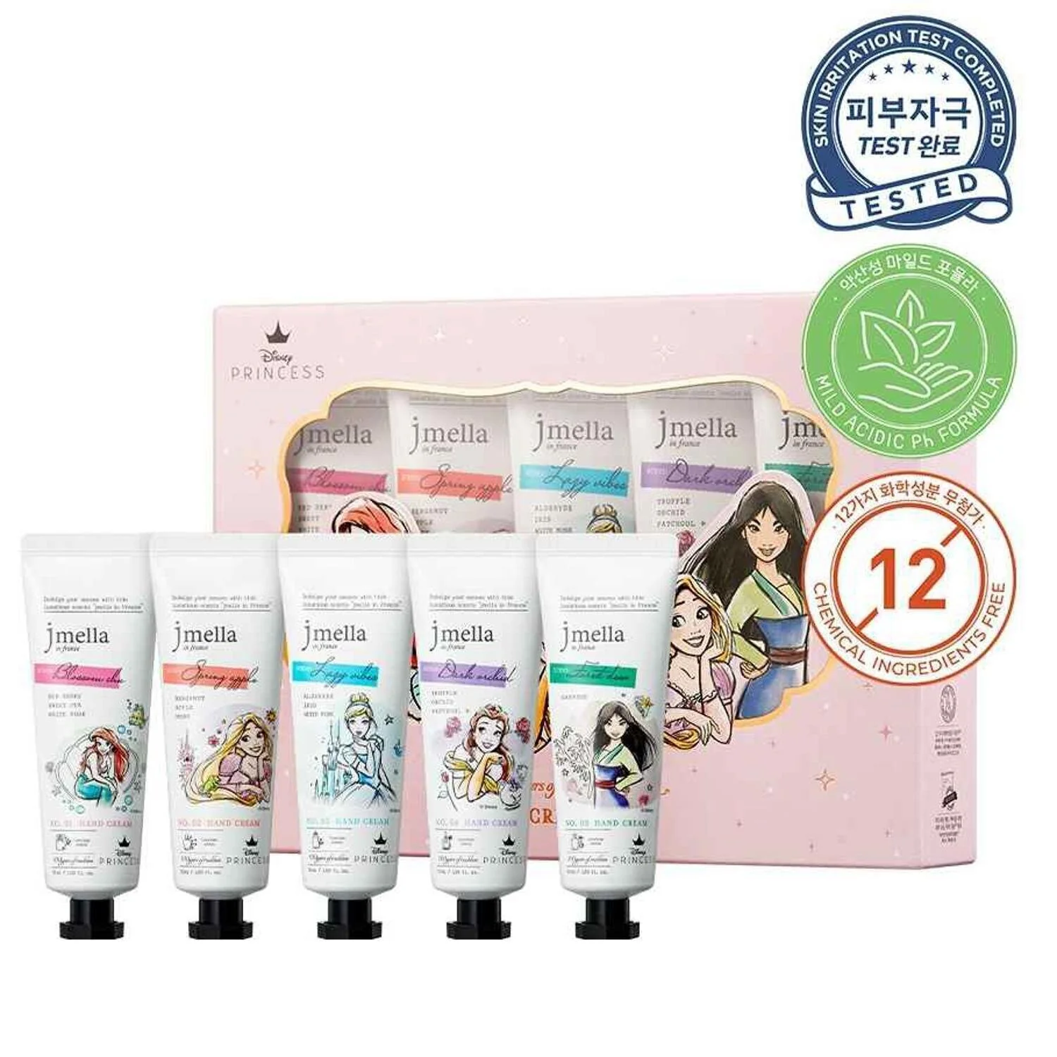 Jmella IN FRANCE DISNEY PRINCESS HAND CREAM SET  50ml*5 - Olabens