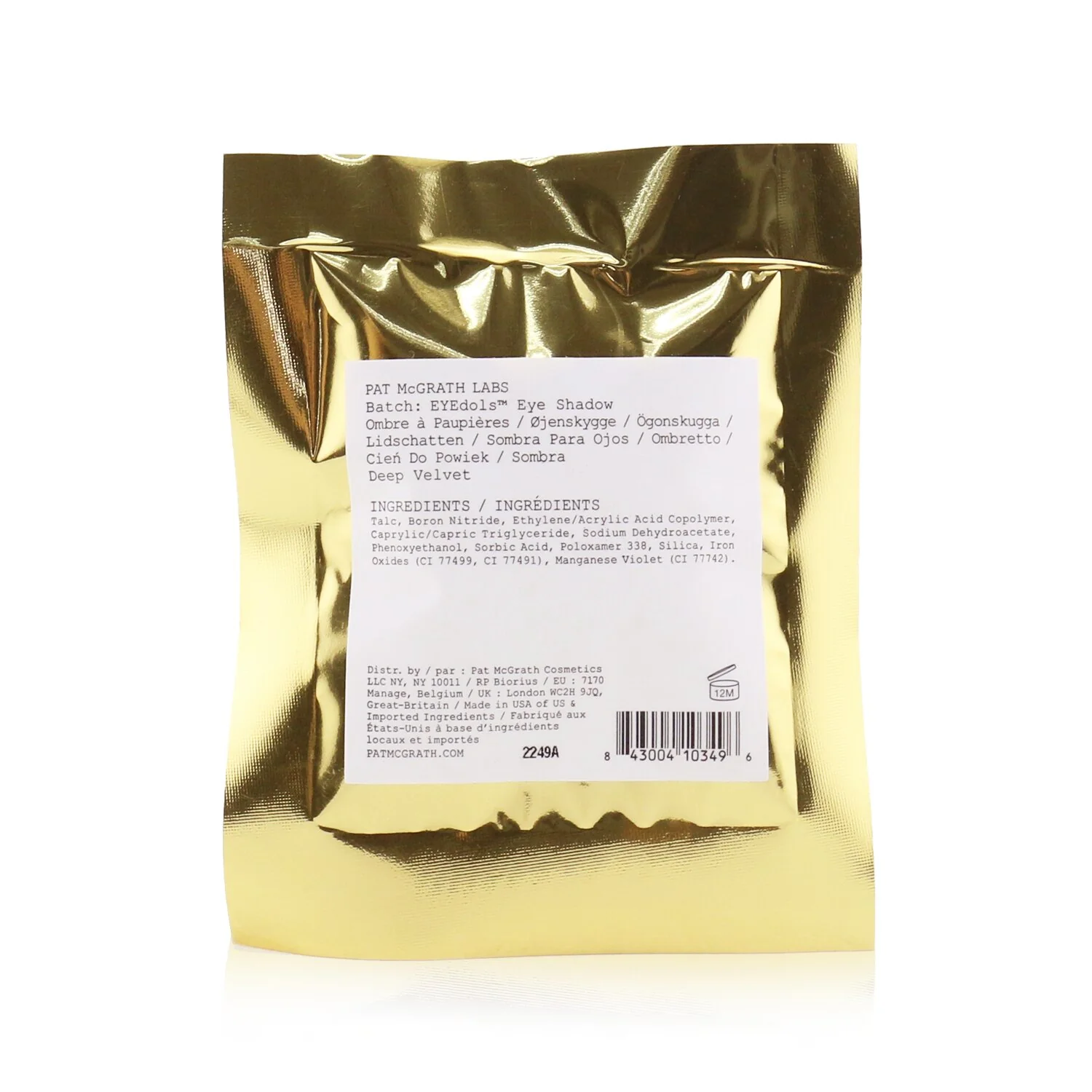 Pat McGrath Labs Eyedols Eye Shadow - # Deep Velvet (Deep Plum Brown Suede)  1.1g/0.04oz - Olabens