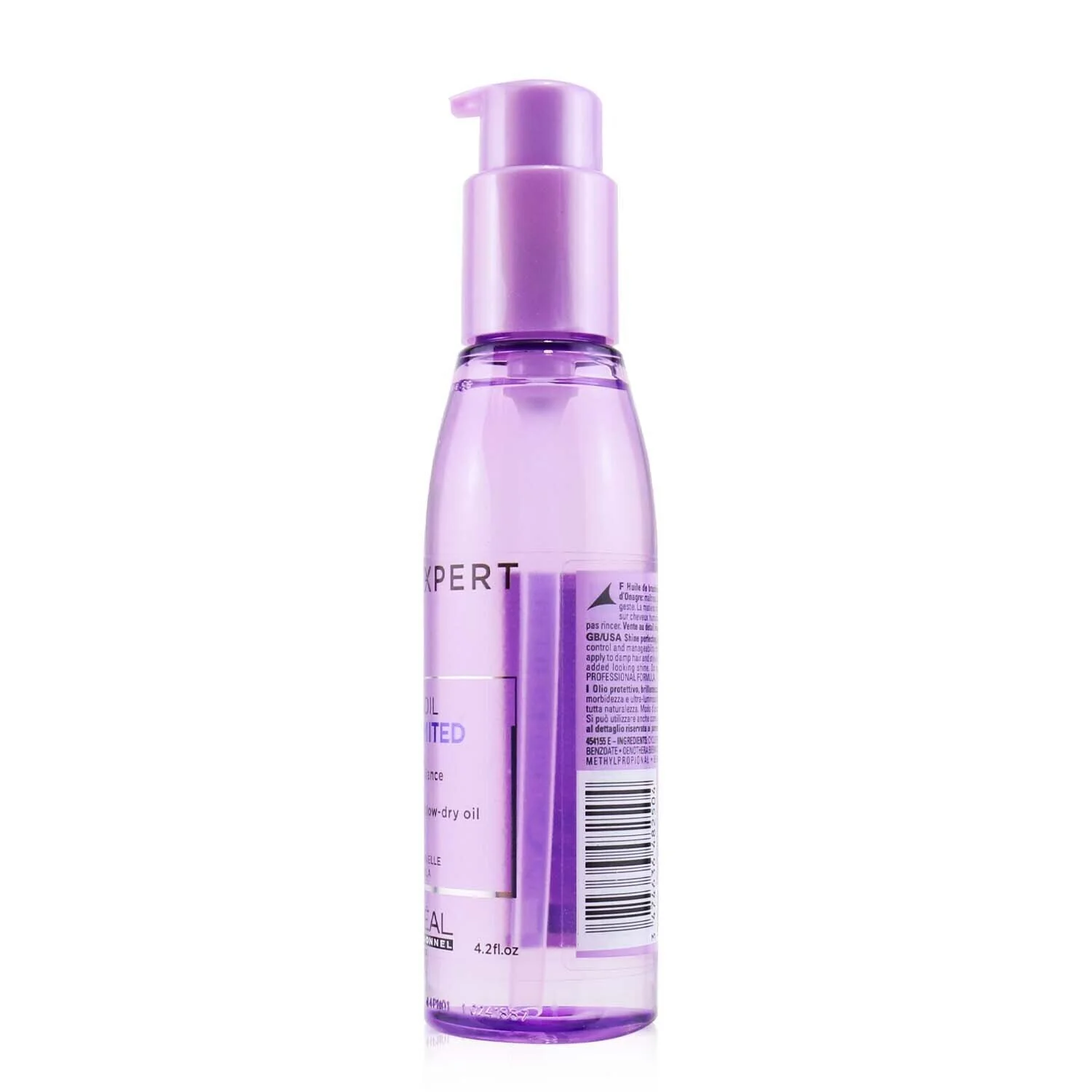 L'Oreal Professionnel Serie Expert - Liss Unlimited Primrose Oil Shine Perfecting Blow-Dry Oil  125ml/4.2oz - Olabens