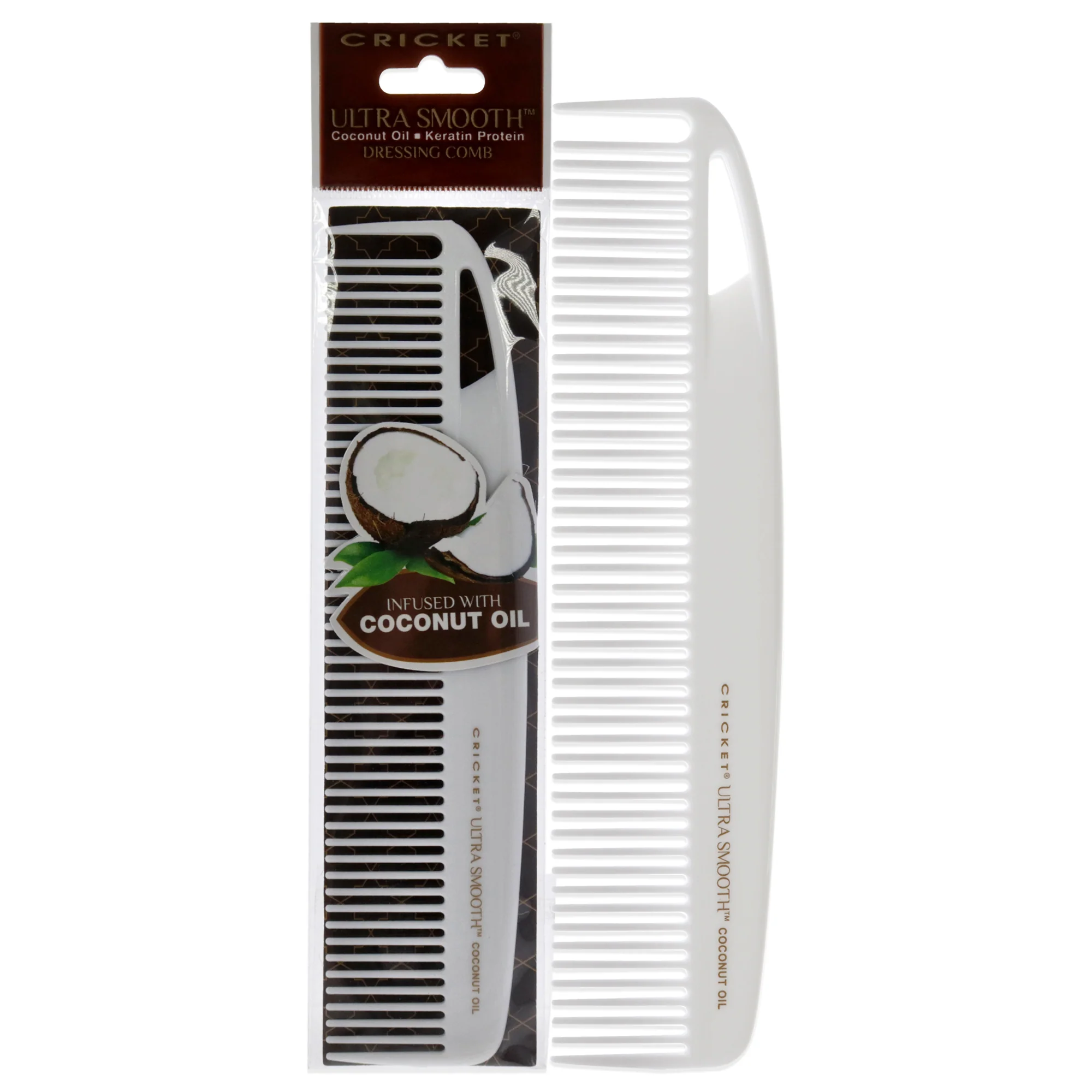 Ultra Smooth Coconut Dressing Comb by Cricket for Unisex - 1 Pc Comb - Olabens
