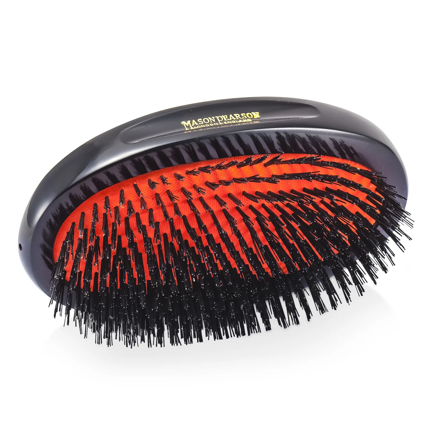 Mason Pearson Boar Bristle - Sensitive Military Pure Bristle Medium Size Hair Brush (Dark Ruby)  1pc - Olabens