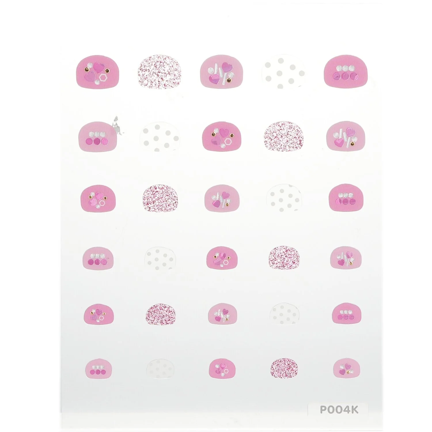 April Korea Princess Kids Nail Sticker - # P004K  1pack - Olabens