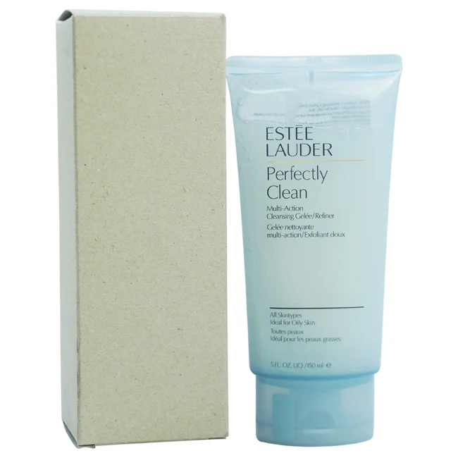 Estee Lauder Perfectly Clean Multi-Action Cleansing Gelee/Refiner - All Skin Types by Estee Lauder for Unisex - 5 oz Cleanser - Olabens