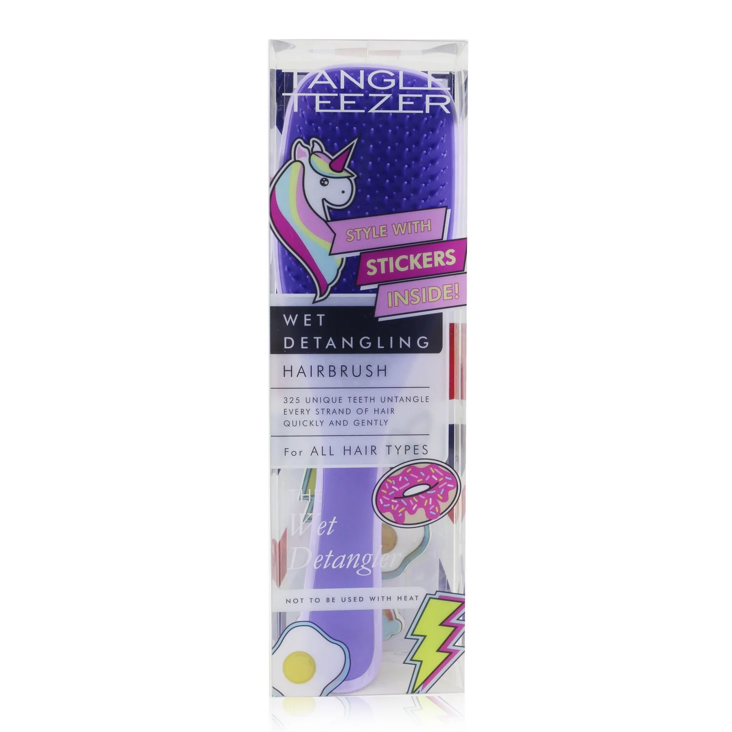 Tangle Teezer The Wet Detangling Hair Brush - # Damson Pick 'n' Stick  1pc - Olabens